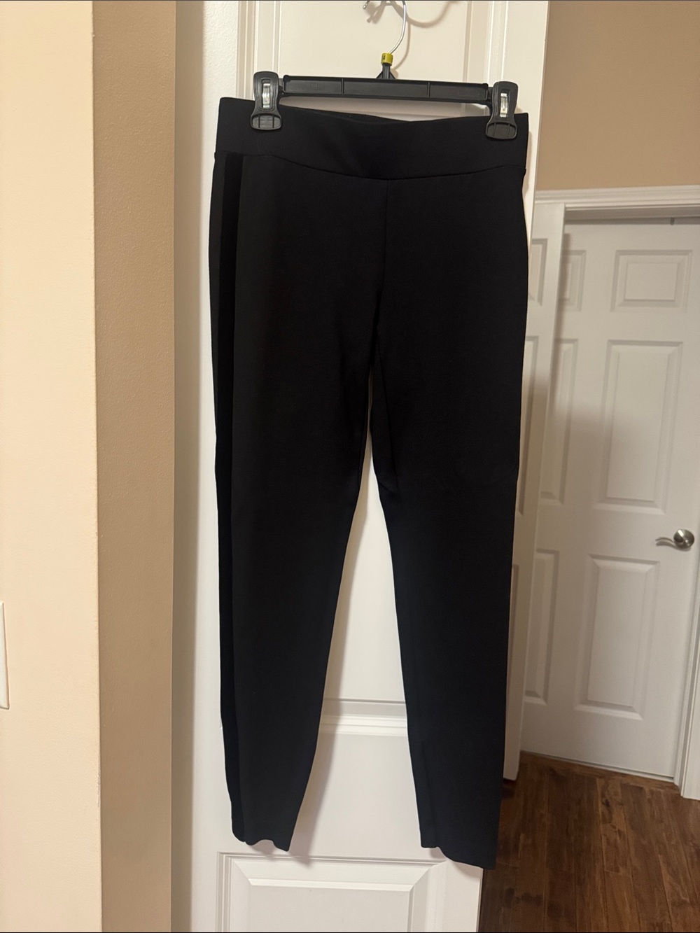 LOFT Tuxedo Black Skinny Ponte Pants